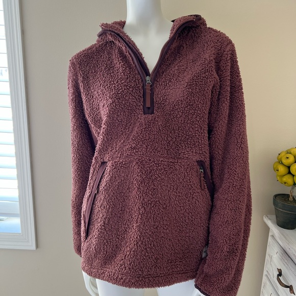 Womens The North Face Campshire Sherpa 2.0 Pullover Hoodie - Picture 4 of 4